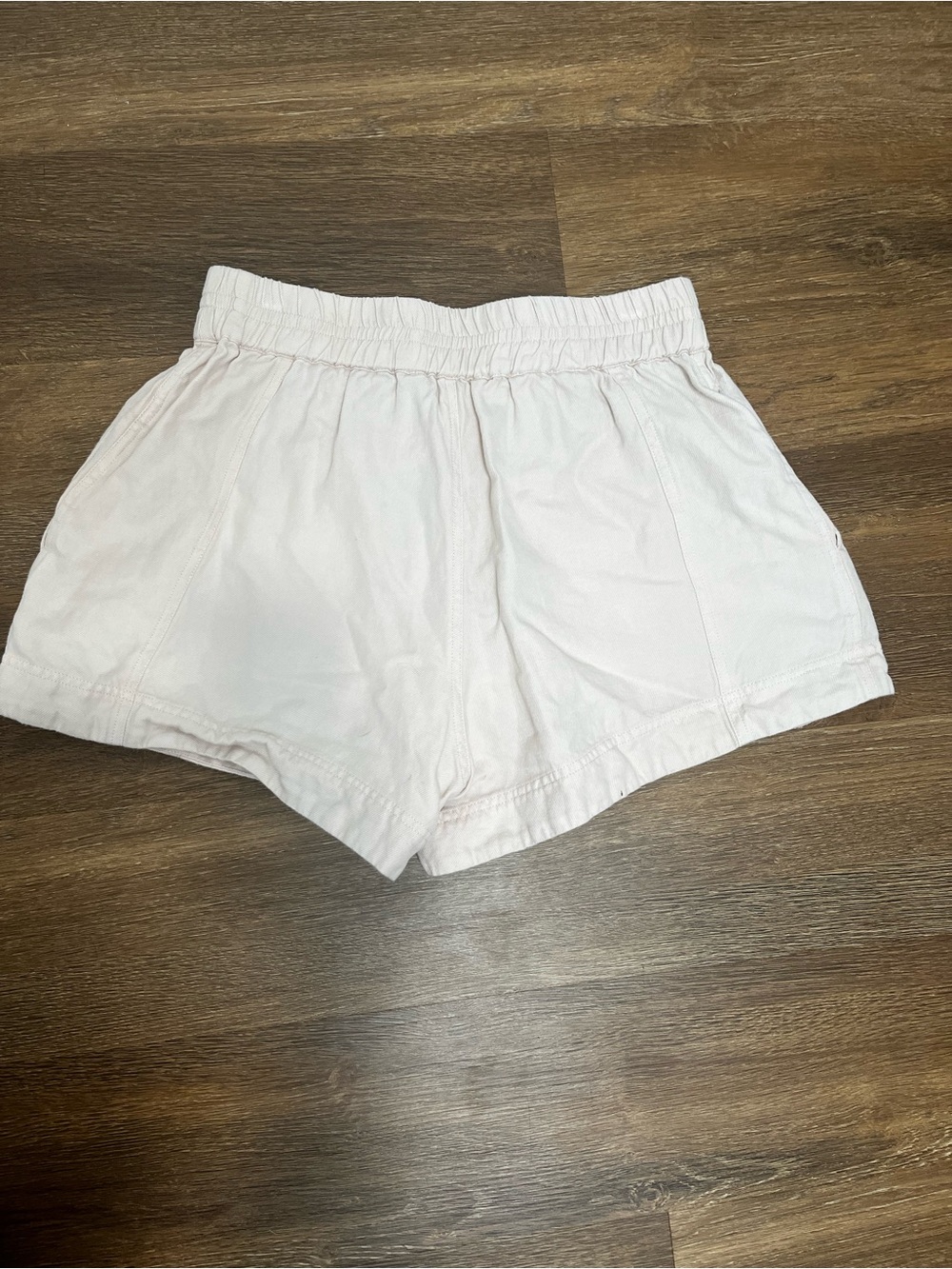 A Piece Apart Pale Pink Elastic Shorts Size 2